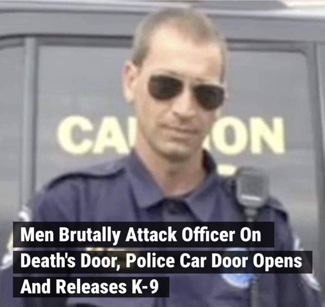 Men Brutally Attack Officer On Death’s Door, Police Car Door Opens And ...