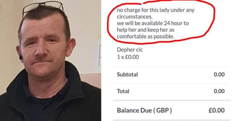 A plumber fixed the boiler of a 91-year-old terminally ill woman and billed her $0 