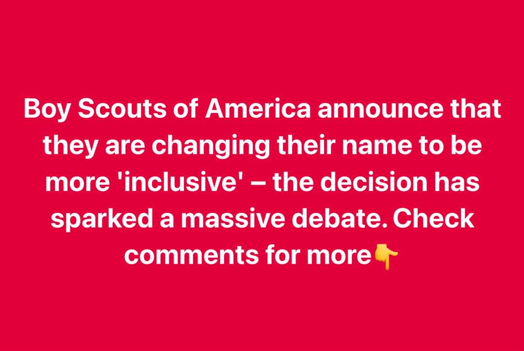 Boy Scouts of America announce they are changing their name – spark massive debate on social media